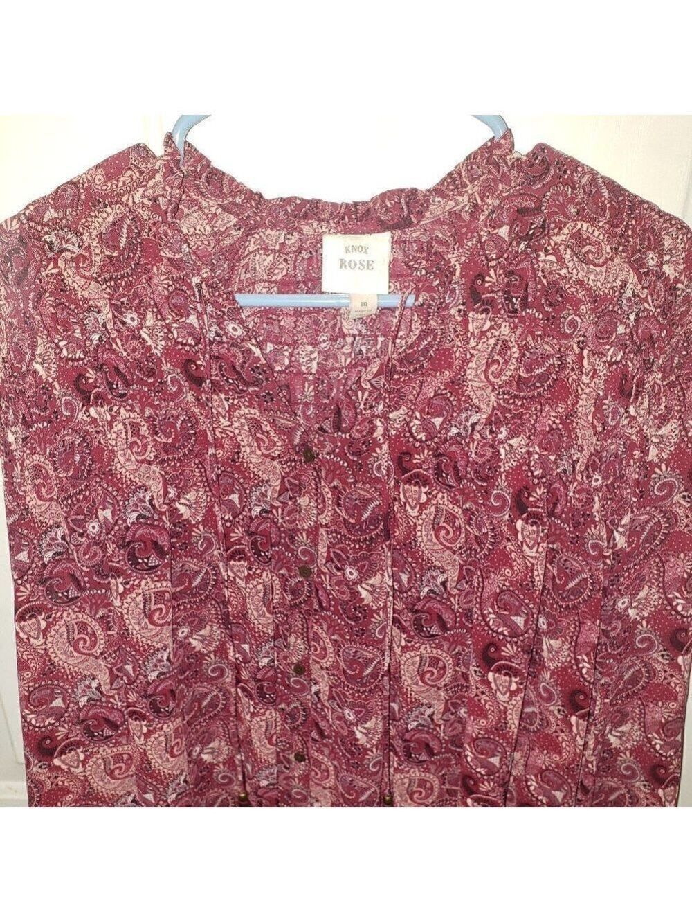 KNOX Rose Tops Paisley Blouse